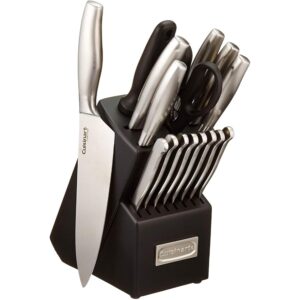 Cuisinart Artiste Collection 17 Piece Knife Block Set - Stainless Steel