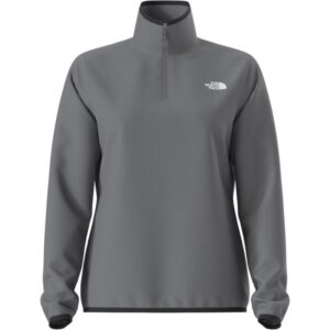 The North Face Women's Glacier Fleece 1/4 Zip Jacket - TNF Mid Grey Heather (XS-XXL)