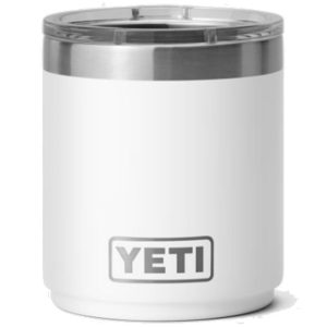 YETI Rambler 10 oz.  Stackable Lowball with Durasip Ceramic Lining- White