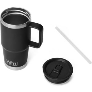 YETI Rambler 20 oz. Travel Straw Mug - Black