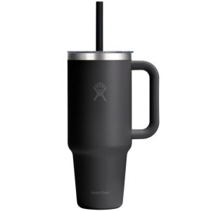 Hydro Flask 40 oz. Travel Tumbler w/ Clear Lid - Black