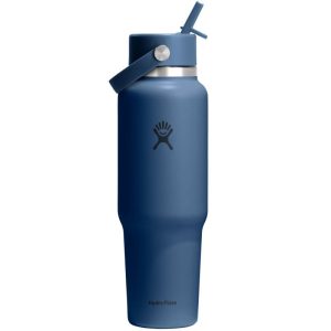 Hydro Flask 40 oz. Wide Mouth Travel Bottle w/Flex Straw Cap - Harbor Blue