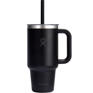 Hydro Flask 32 oz. Travel Tumbler w/ Clear Lid - Black