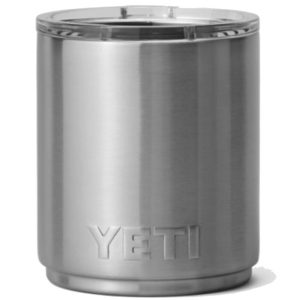 YETI Rambler 10 oz.  Stackable Lowball with Durasip Ceramic Lining- Stainless Steel