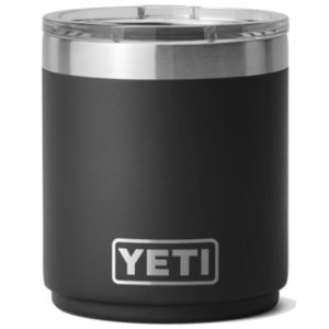 YETI Rambler 10 oz.  Stackable Lowball with Durasip Ceramic Lining- Black