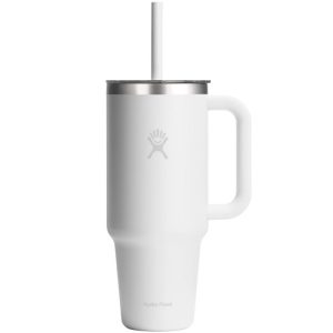 Hydro Flask 40 oz. Travel Tumbler w/ Clear Lid - White